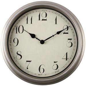 Nástěnné hodiny Raffles 34, 5cm stříbrný obraz