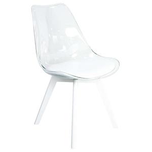 Židle Camila Bílá Sedak/Bílé Nohy obraz