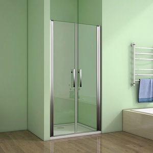 H K Sprchové dveře MELODY D2 100 dvoukřídlé 96-100 x 195 cm, výplň sklo čiré Výplň: Sklo grape obraz