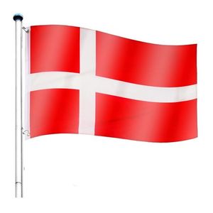 Tuin 60937 Vlajkový stožár vč. vlajky Dánsko - 6, 50 m obraz