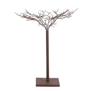 Kovový hnědý dekorativní strom na podstavci - 70, 5*65*76 cm 62705 obraz
