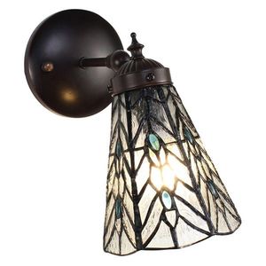 Nástěnná lampa Tiffany Venne grey - 17*12*23 cm E14/max 1*40W 5LL-6208 obraz