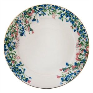 Porcelánový dezertní talíř s květy Floweries - Ø 21*2 cm FISDP obraz