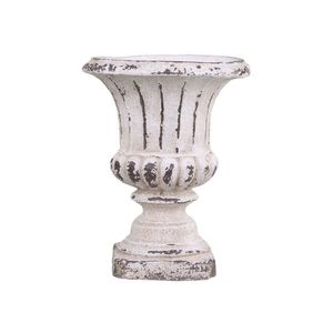 Krémový antik obal na květináč/ váza s patinou - Ø 23*30cm 65059619 (65596-19) obraz