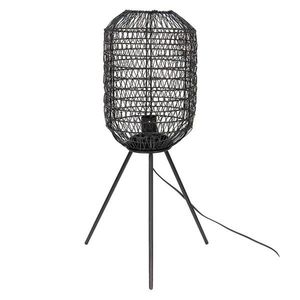 Černá antik drátěná stolní lampa Gione - Ø 21*63 cm E27/max 1*40W 5LMP655 obraz