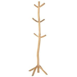 Dřevěný volně stojící věšák s 6-ti háčky Branches - 65*65*185 cm 20789 obraz