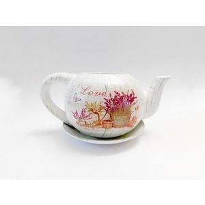 PROHOME - Květináč čajník Levandule obraz