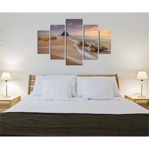 Hanah Home Vícedílný obraz Beach 92 x 56 cm obraz
