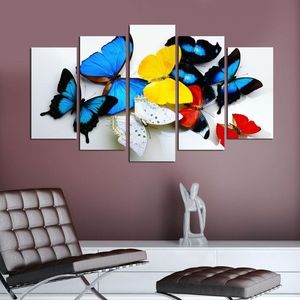 Hanah Home Vícedílný obraz Motýli 110x60 cm obraz