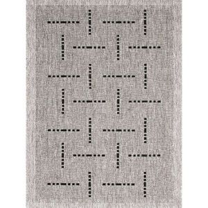 Spoltex Kusový koberec Floorlux silver/black 20008, 160 x 230 cm obraz