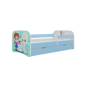 Kocot kids Dětská postel Babydreams Ledové království modrá, varianta 70x140, se šuplíky, bez matrace obraz