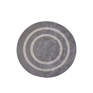 Conceptum Hypnose Kulatý koberec Silver 140 cm šedý obraz