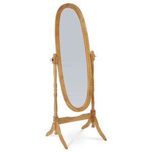 Výklopné oválné zrcadlo DUMAI, dub obraz