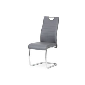 Jídelní židle DIXIRED, šedá/chrom obraz