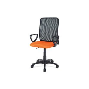 Kancelářská židle MEDLEY, oranžová / černá obraz