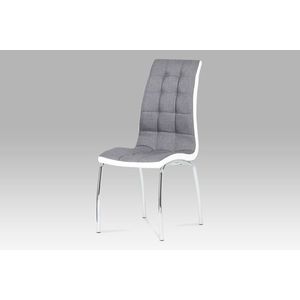Jídelní židle IDARED, šedá/chrom obraz