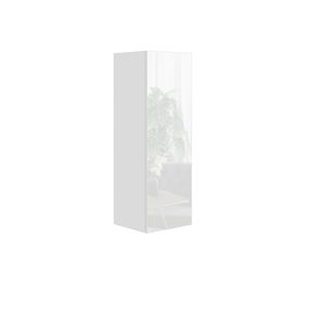 Závěsná skříňka ANTOFALLA typ 3, bílá/bílý lesk obraz