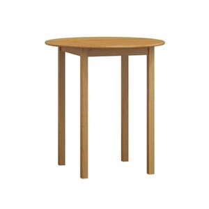 Stůl DASHEN 3, průměr 50 cm, masiv borovice, moření olše obraz