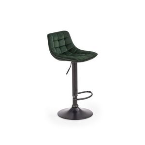 Barová židle ZINVARI, tmavě zelená obraz