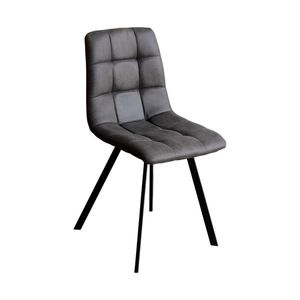 Jídelní židle KALINA, šedé mikrovlákno obraz