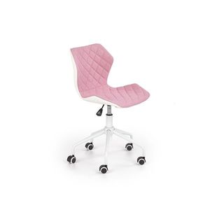 Dětská kancelářská židle DENEB 3, růžovo-bílá obraz