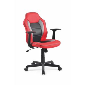 Kancelářská židle BATAM, černá/červená obraz