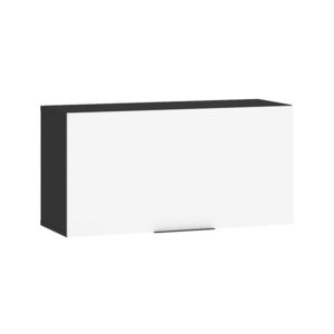 Závěsná skříňka OSMAK 1DPZ, černá/bílý lesk, 5 let záruka obraz