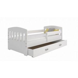 Dětská postel ORTLER 80x160 typ 6, bílá čela + bílé boky obraz