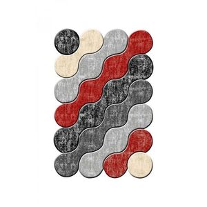 Conceptum Hypnose Koberec Arona 60x100 cm šedý/červený obraz