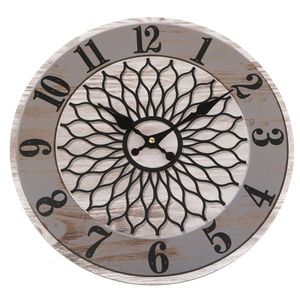 Nástěnné hodiny Mandala 34 cm, šedá obraz