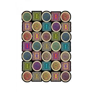 Conceptum Hypnose Koberec Tic Tac Toe 60x100 cm vícebarevný obraz