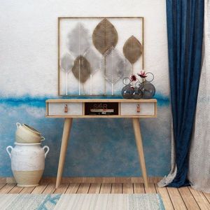 Hanah Home Konzolový stolek Lawen 100 cm hnědý obraz