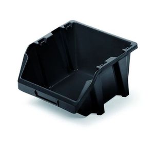 PlasticFuture Plastový úložný box BINET SHORT černý, varianta 11, 8 cm obraz