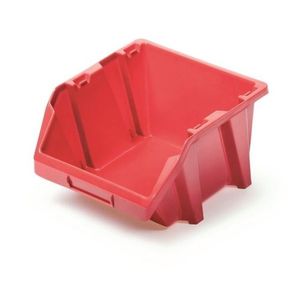 PlasticFuture Plastový úložný box BINET SHORT červený, varianta 11, 8 cm obraz