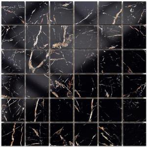 Mozaika Maxigen Black Pol (4, 8x4, 8) 30/30 obraz
