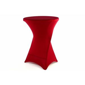 Garthen 37102 Potah pro vysoký stůl - elastický, vínově červený 80 x 80 x 110 cm obraz