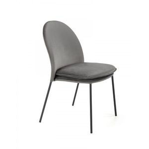 HALMAR Designová židle Clorissa šedá obraz