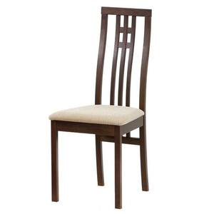 Jídelní židle AMANDA ořech/béžová obraz
