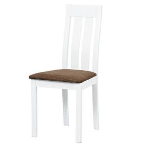 Jídelní židle BELA bílá/hnědá obraz