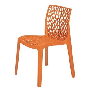 Jídelní židle GRUVYER oranžová obraz