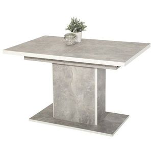 Stůl ALICE T beton/bílá obraz