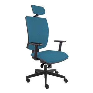 Kancelářská židle LAUREN modrošedá obraz