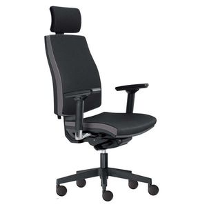 Kancelářská židle JOHN černá/šedá obraz