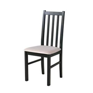 Jídelní židle BOLS 10 černá/béžová obraz