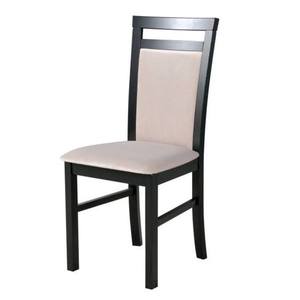 Jídelní židle MILAN 5 černá/béžová obraz