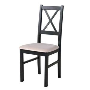 Jídelní židle NILA 10 černá/béžová obraz