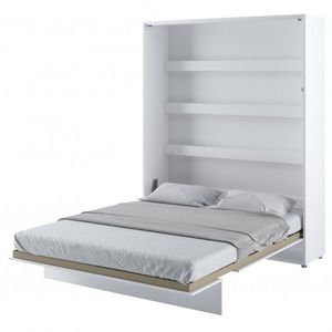 Sklápěcí postel BED CONCEPT 1 bílá/vysoký lesk, 160x200 cm obraz
