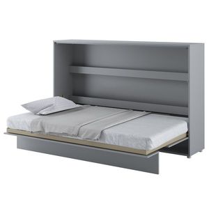Jednolůžková sklápěcí postel BED CONCEPT 2 šedá, 120x200 cm obraz