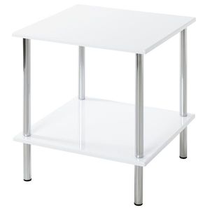 Přístavný stolek MARCO bílá vysoký lesk obraz