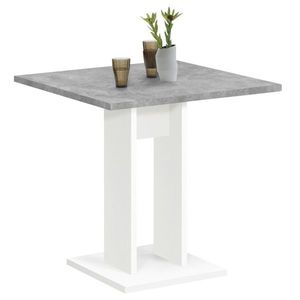 Jídelní stůl BANDOL 1 bílá/beton obraz